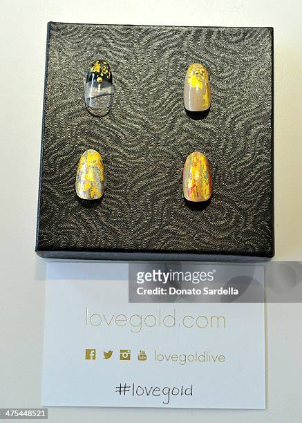 General view of atmosphere at a celebration of LoveGold, Pamela Love's first fine jewelry collection at Chateau Marmont on February 27, 2014 in Los...