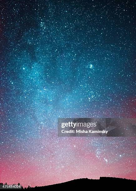night sky - stars night sky stock pictures, royalty-free photos & images