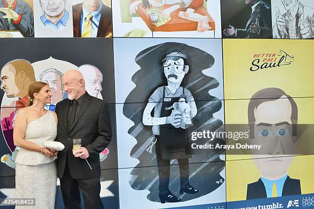 Gennera Banks and actor Jonathan Banks attends the 5th Annual Critics' Choice Television Awards at The Beverly Hilton Hotel on May 31, 2015 in...