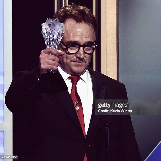 Actor Bradley Whitford accepts the Best Guest Performer in a Comedy Series award for "Transparent" onstage during the 5th Annual Critics' Choice...