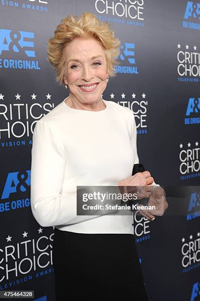 Actress Holland Taylor attends the 5th Annual Critics' Choice Television Awards at The Beverly Hilton Hotel on May 31, 2015 in Beverly Hills,...