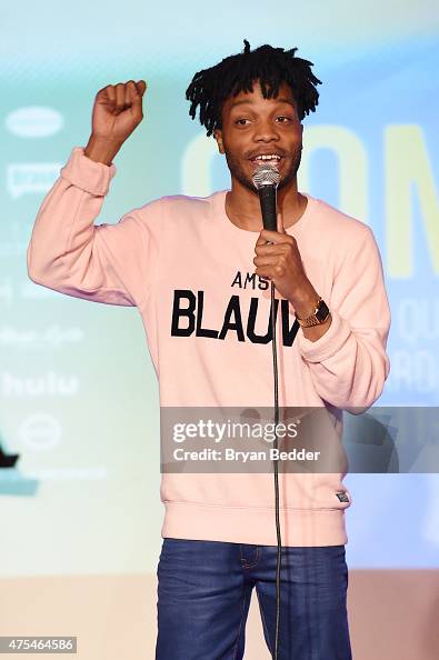 Comedian Jermaine Fowler performs onstage at the Vulture Festival ...
