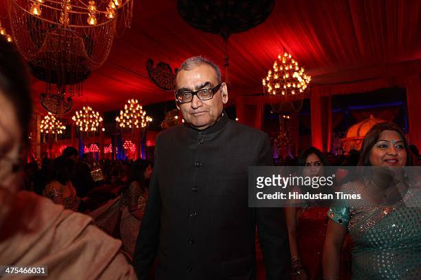 Justice Markandey Katju, Chairman, Press Council of India during the marriage of Swapnil, daughter of Dr Anil Kumar Sharma, Chairman and Managing...
