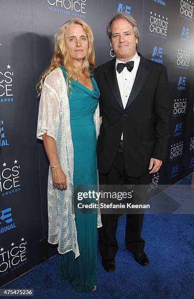 Connie Yost and writer Graham Yost attend the 5th Annual Critics' Choice Television Awards at The Beverly Hilton Hotel on May 31, 2015 in Beverly...