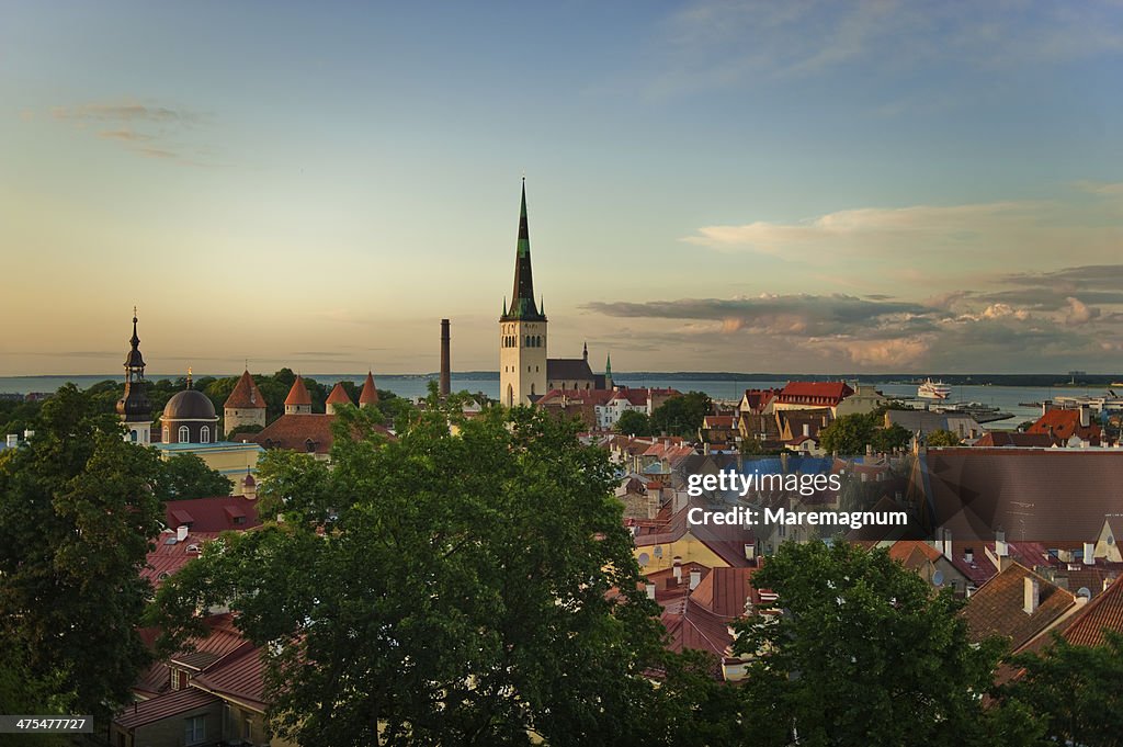 View of the town from Toompea