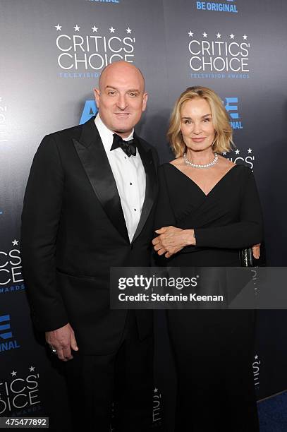 Actress Jessica Lange and guest attend the 5th Annual Critics' Choice Television Awards at The Beverly Hilton Hotel on May 31, 2015 in Beverly Hills,...