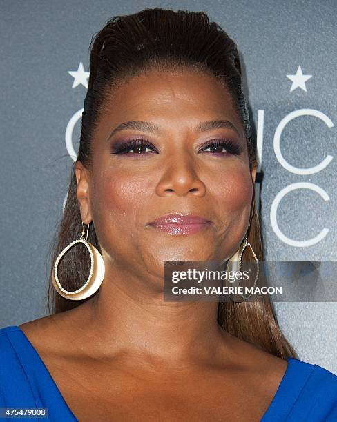 Actress Queen Latifah arrives for the Fifth Annual Critic's Choice Television Awards in Beverly Hills, California, May 31, 2015. AFP PHOTO / Valerie...