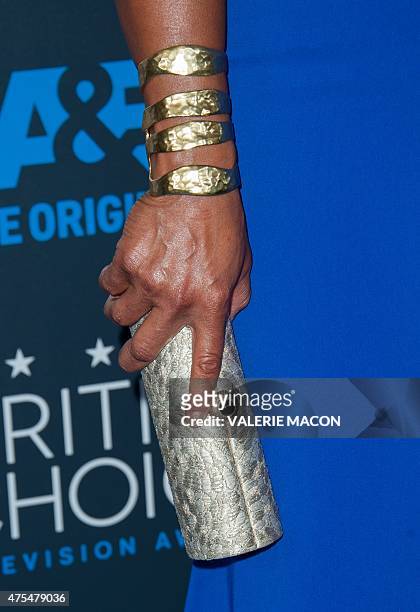 Actress Queen Latifah arrives for the Fifth Annual Critic's Choice Television Awards in Beverly Hills, California, May 31, 2015. AFP PHOTO / Valerie...