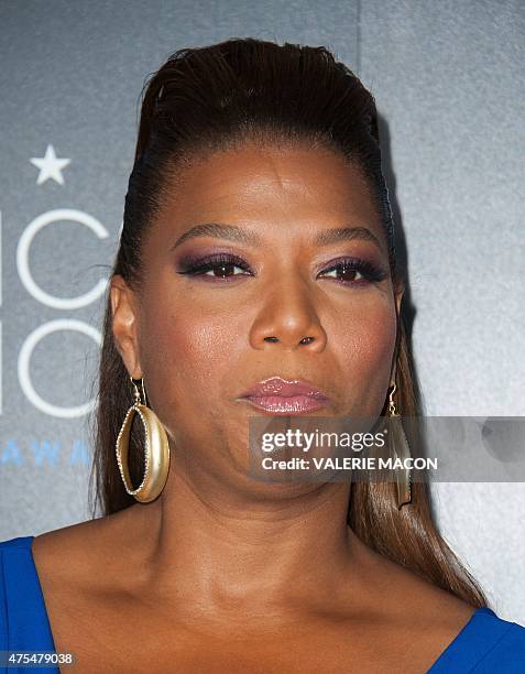 Actress Queen Latifah arrives for the Fifth Annual Critic's Choice Television Awards in Beverly Hills, California, May 31, 2015. AFP PHOTO / Valerie...