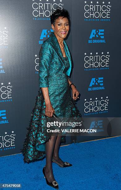 Actress Cicely Tyson arrives for the Fifth Annual Critic's Choice Television Awards in Beverly Hills, California, May 31, 2015. AFP PHOTO / Valerie...