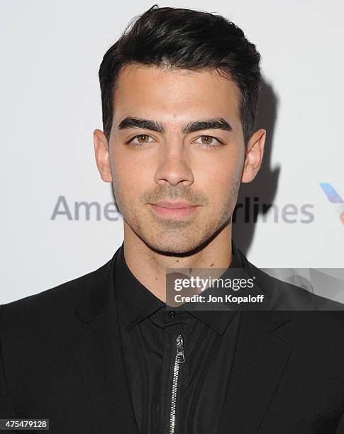 Joe Jonas arrives at Cedars-Sinai Sports Spectacular at the Hyatt Regency Century Plaza on May 31, 2015 in Century City, California.