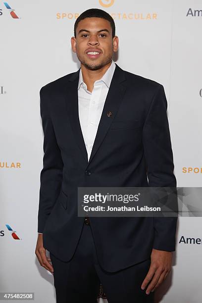 Player Ray McCallum arrives on the red carpet at the 2015 Cedars-Sinai Sports Spectacular at the Hyatt Regency Century Plaza on May 31, 2015 in...