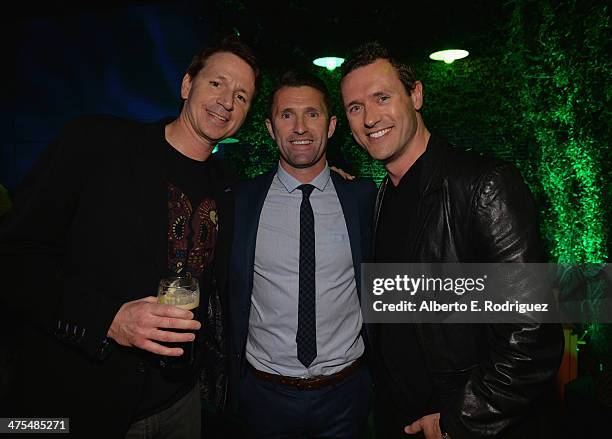 Guest, Football Player Robbie Keane and actor Jason O'Mara attend the 9th Annual "Oscar Wilde: Honoring The Irish In Film" Pre-Academy Awards event...