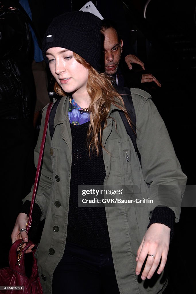 Celebrity Sightings In Los Angeles - February 27, 2014