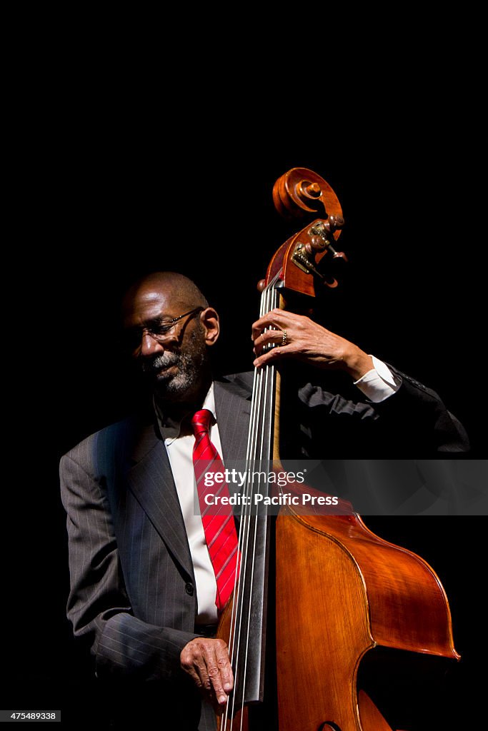 Ron Carter American jazz double-bassist Ron Carter plays with his Trio at Torino ...