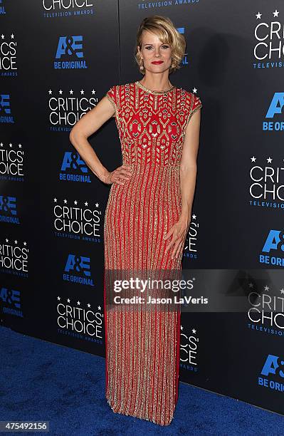 Actress Joelle Carter attends the 5th annual Critics' Choice Television Awards at The Beverly Hilton Hotel on May 31, 2015 in Beverly Hills,...