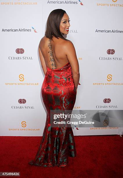 Actress Gloria Govan arrives at the Cedars-Sinai Sports Spectacular at the Hyatt Regency Century Plaza on May 31, 2015 in Century City, California.