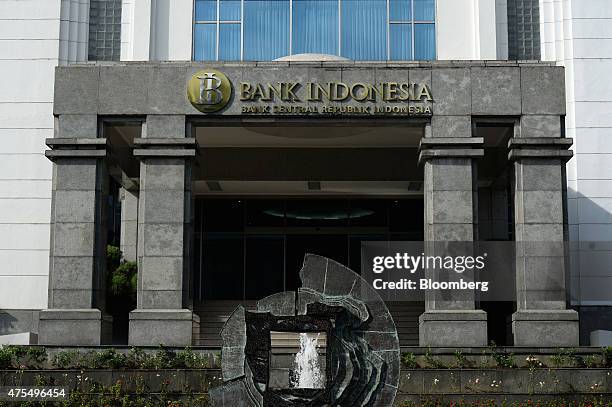 The Bank Indonesia building stands in Bandung city, West Java, Indonesia, on Monday, April 27, 2015. The central bank's agricultural project in...