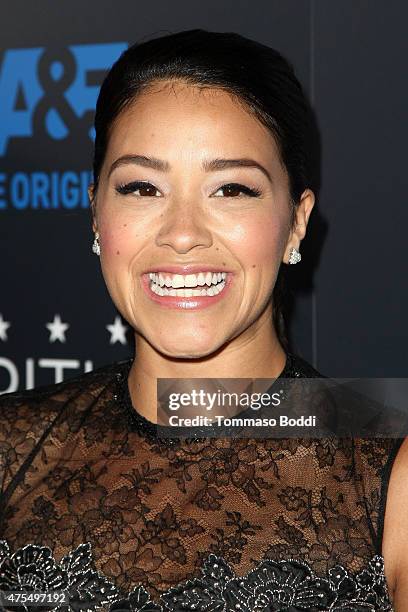 Actress Gina Rodriguez attends the 5th annual Critics' Choice Television Awards at The Beverly Hilton Hotel on May 31, 2015 in Beverly Hills,...