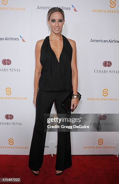 Personal trainer Astrid Swan arrives at the Cedars-Sinai Sports Spectacular at the Hyatt Regency Century Plaza on May 31, 2015 in Century City,...