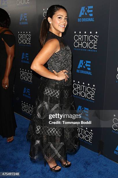 Actress Gina Rodriguez attends the 5th annual Critics' Choice Television Awards at The Beverly Hilton Hotel on May 31, 2015 in Beverly Hills,...