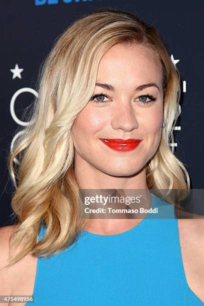 Actress Yvonne Strahovski attends the 5th annual Critics' Choice Television Awards at The Beverly Hilton Hotel on May 31, 2015 in Beverly Hills,...