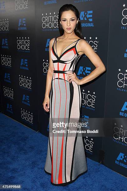 Actress Annet Mahendru attends the 5th annual Critics' Choice Television Awards at The Beverly Hilton Hotel on May 31, 2015 in Beverly Hills,...
