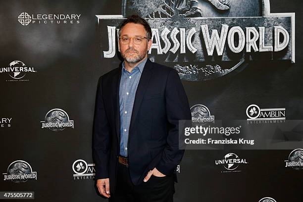Colin Trevorrow attends the 'Jurassic World' Photocall on June 01, 2015 in Berlin, Germany.