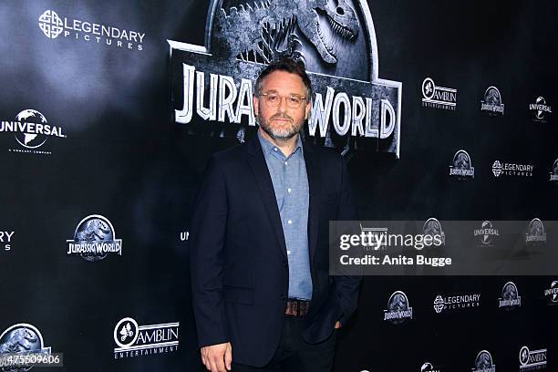 Director Colin Trevorrow attends the 'Jurassic World' Berlin photocall at The Regent Hotel on June 1, 2015 in Berlin, Germany.