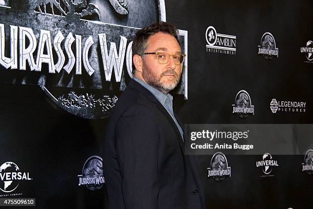 Director Colin Trevorrow attends the 'Jurassic World' Berlin photocall at The Regent Hotel on June 1, 2015 in Berlin, Germany.