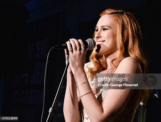 Actress Rumer Willis attends the 7th Annual Hollywood Domino and Bovet 1822 Gala benefiting artists for peace and justice at Sunset Tower on February...