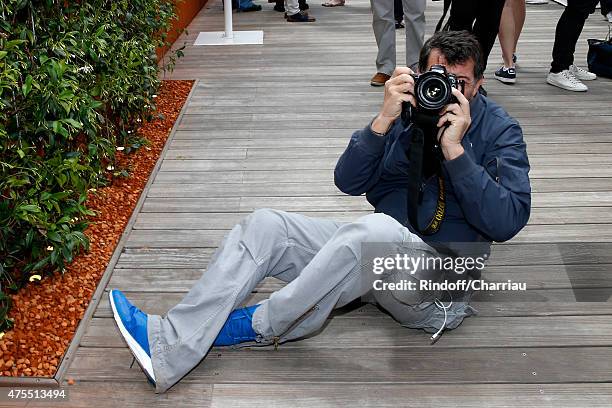 Stephane Plaza attends the 2015 Roland Garros French Tennis Open - Day Nine on June 1, 2015 in Paris, France.