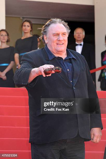 Gerard Depardieu attends the'Valley Of Love' Premiere during the 68th annual Cannes Film Festival on May 22, 2015 in Cannes, France.