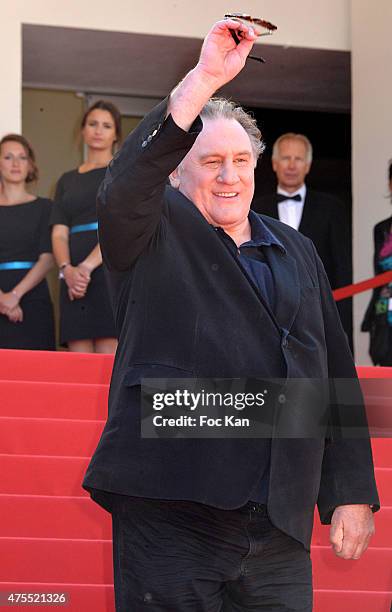 Gerard Depardieu attends the'Valley Of Love' Premiere during the 68th annual Cannes Film Festival on May 22, 2015 in Cannes, France.