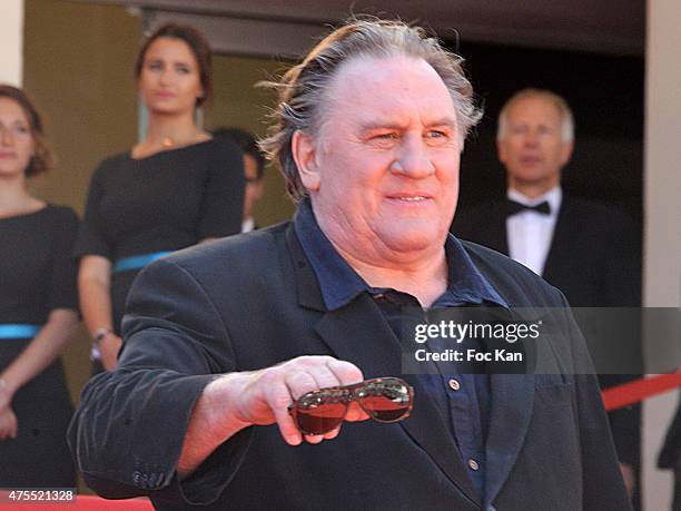 Gerard Depardieu attends the'Valley Of Love' Premiere during the 68th annual Cannes Film Festival on May 22, 2015 in Cannes, France.