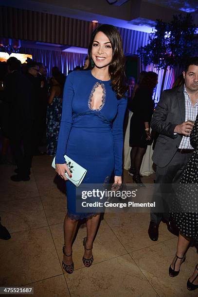 Moran Atias attends the 7th Annual Hollywood Domino and Bovet 1822 Gala benefiting artists for peace and justice at Sunset Tower on February 27, 2014...