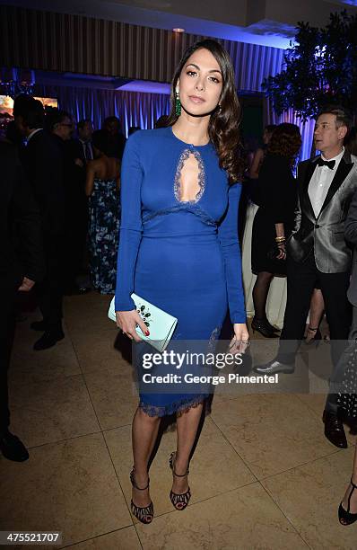 Moran Atias attends the 7th Annual Hollywood Domino and Bovet 1822 Gala benefiting artists for peace and justice at Sunset Tower on February 27, 2014...