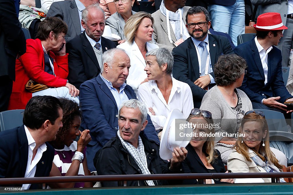 Celebrities At French Open 2015  - Day Nine