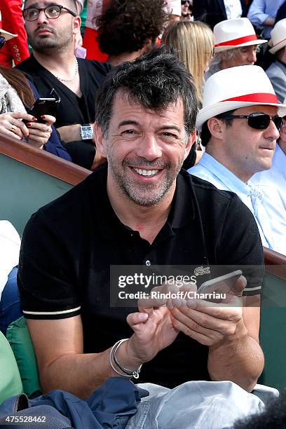 Stephane Plaza attends the 2015 Roland Garros French Tennis Open - Day Nine on June 1, 2015 in Paris, France.