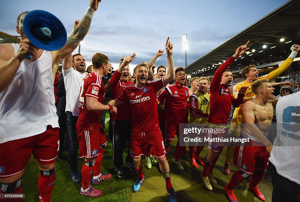 Karlsruher SC v Hamburger SV - Bundesliga Playoff Second Leg