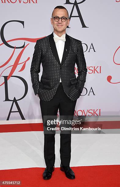 Of the Council of Fashion Designers of America Steven Kolb attends the 2015 CFDA Fashion Awards at Alice Tully Hall at Lincoln Center on June 1, 2015...