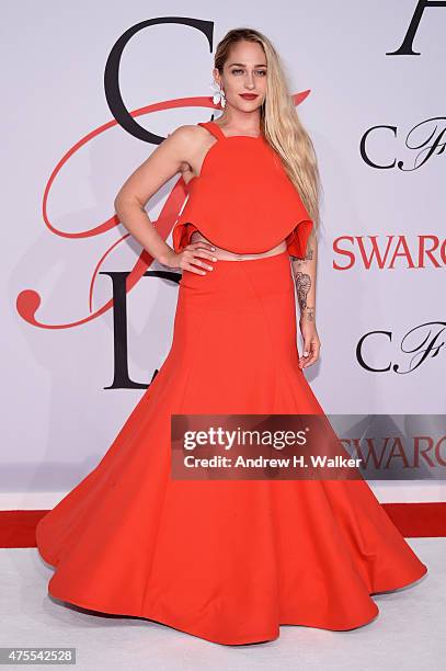 Jemima Kirke attends the 2015 CFDA Fashion Awards at Alice Tully Hall at Lincoln Center on June 1, 2015 in New York City.