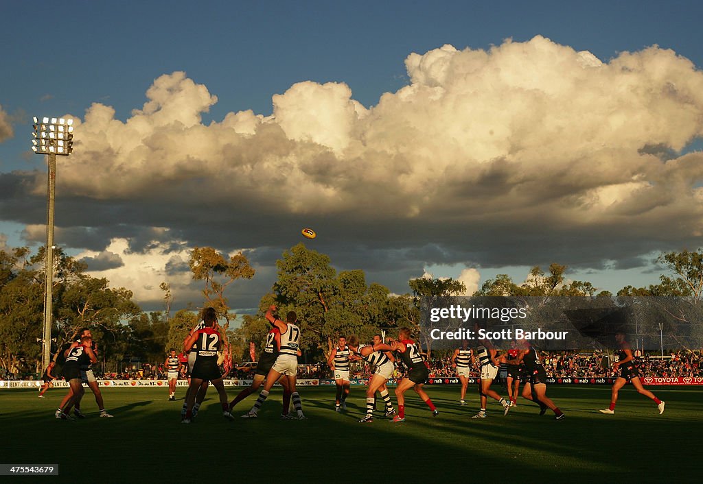 AFL NAB Cup Rd 3 - Melbourne v Geelong