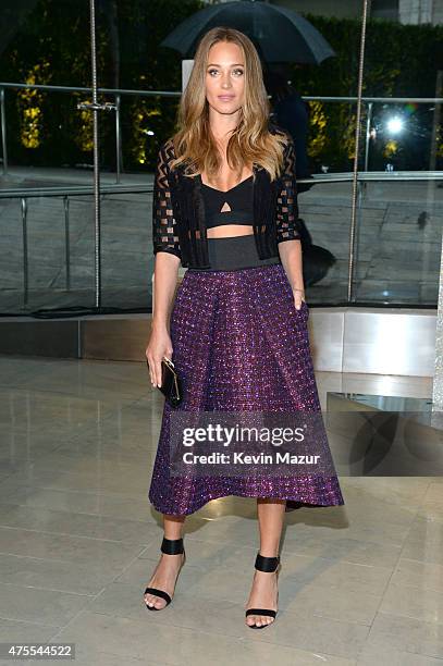 Hannah Davis attends the 2015 CFDA Fashion Awards at Alice Tully Hall at Lincoln Center on June 1, 2015 in New York City.