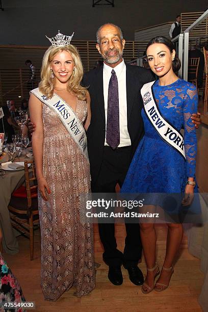 Jillian Tapper, Dennis Johnson and Iman Oubou attend the Childrens Health Fund Annual Gala at Jazz at Lincoln Center on June 1, 2015 in New York City.