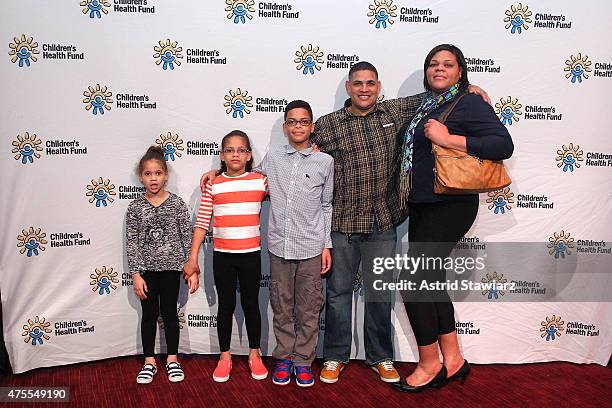 The Lima family attends the Childrens Health Fund Annual Gala at Jazz at Lincoln Center on June 1, 2015 in New York City.