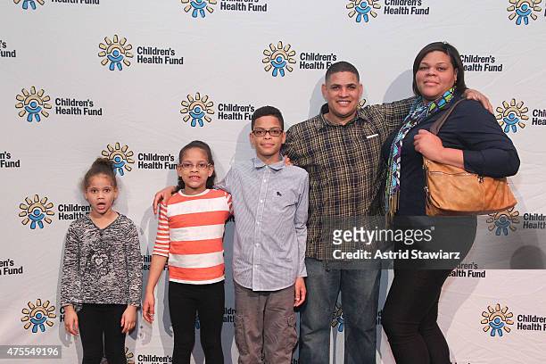 The Lima family attends the Childrens Health Fund Annual Gala at Jazz at Lincoln Center on June 1, 2015 in New York City.