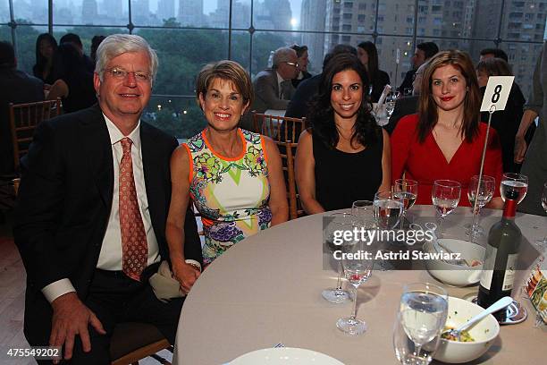 Jack De La Bretonne and Paula De La Bretonne and Guests attend the Childrens Health Fund Annual Gala at Jazz at Lincoln Center on June 1, 2015 in New...