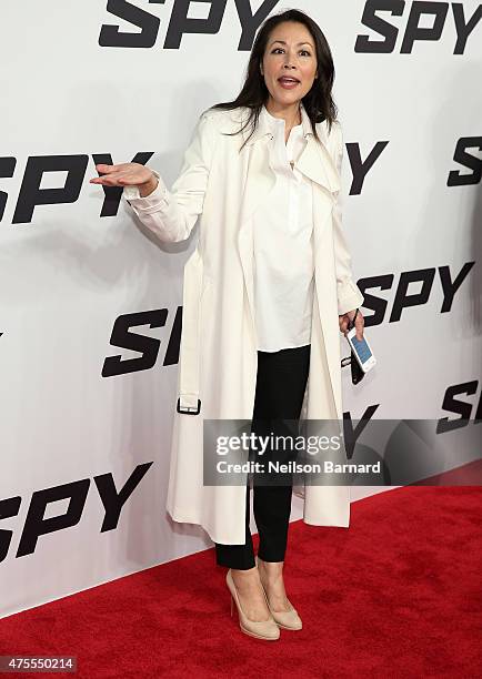 Ann Curry attends the New York premiere "Spy" at AMC Loews Lincoln Square on June 1, 2015 in New York City.