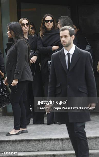 Paco de Lucia's son Curro Sanchez leaves M-30 morgue to the the funeral chapel for the flamenco guitarist Paco de Lucia at Auditorio Nacional on...